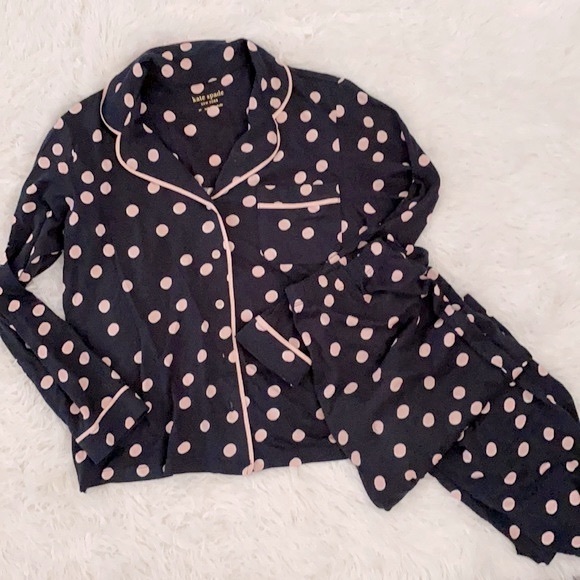 kate spade Intimates & Sleepwear Kate Spade Navy With Pink White